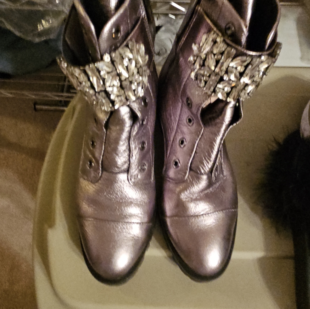 Metallic Boots
